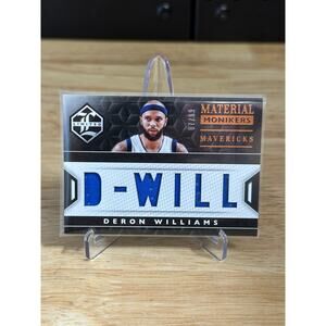 2015-16 Panini Limited Material Monikers #30 Deron Williams /99